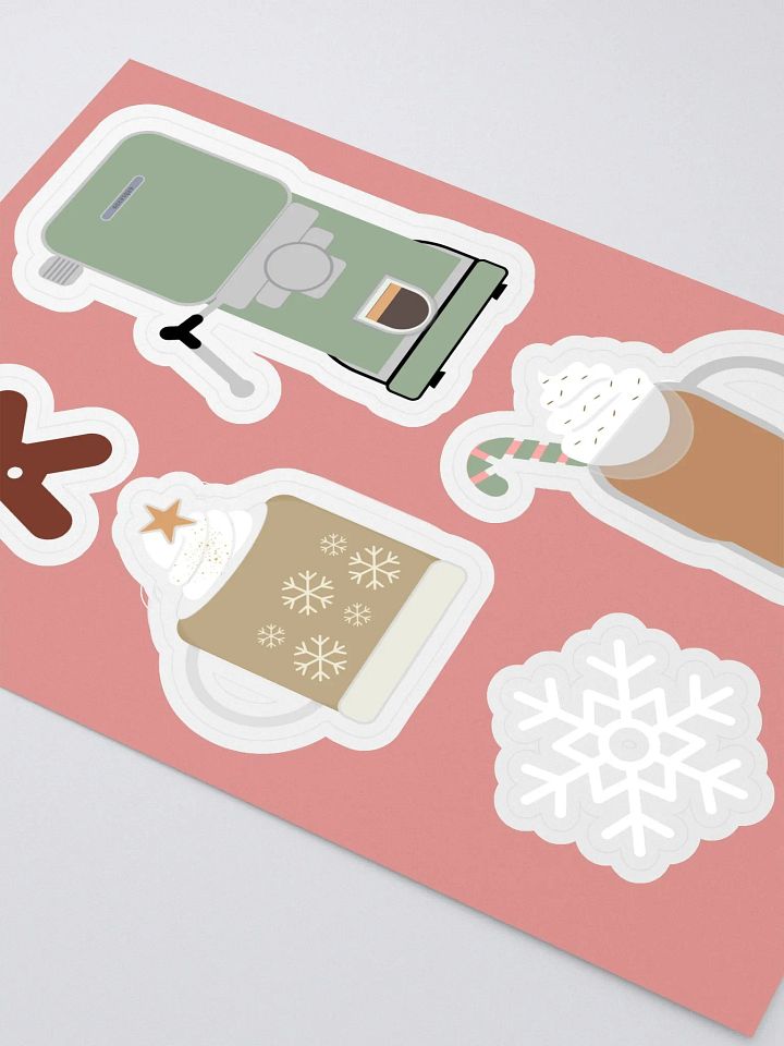 Christmas Coffee Sticker Sheet product image (2)