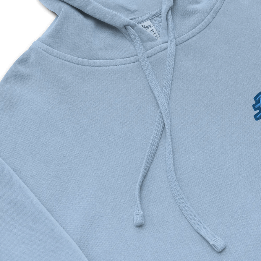 Bubbly and a B*tch (L.C. creek design) embroidered pigment-dyed hoodie product image (8)