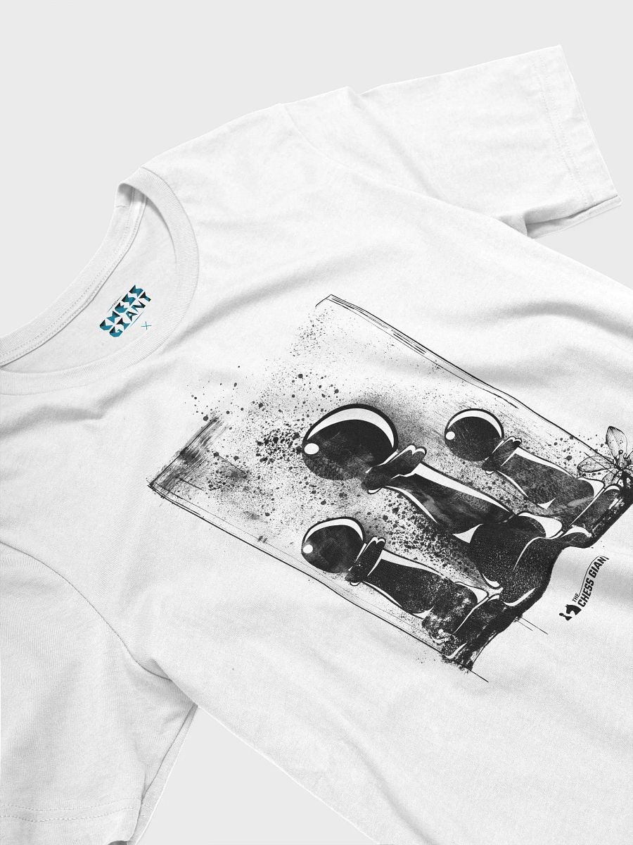 Grunge Chess: Pawn Trio unisex t-shirt product image (3)