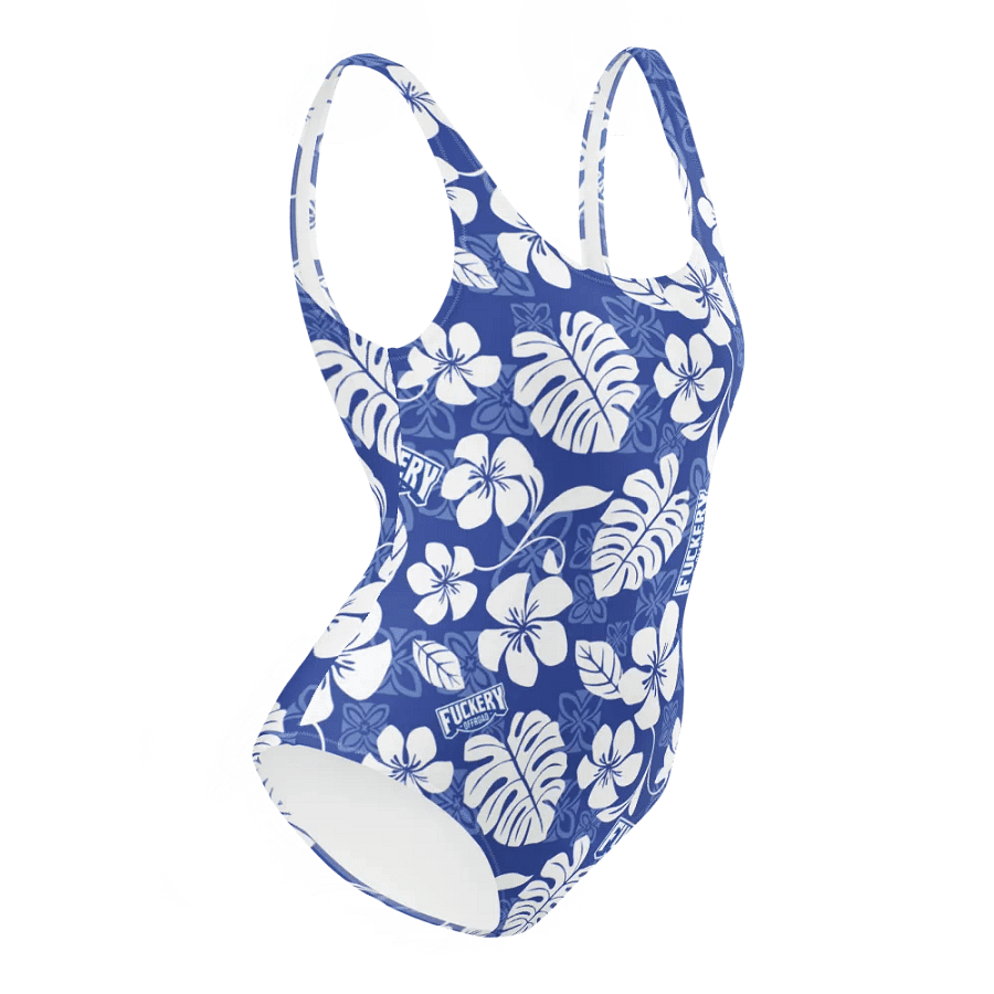 Fuckery Offroad Ladies Hawaiian Swinsuit - Blue product image (3)