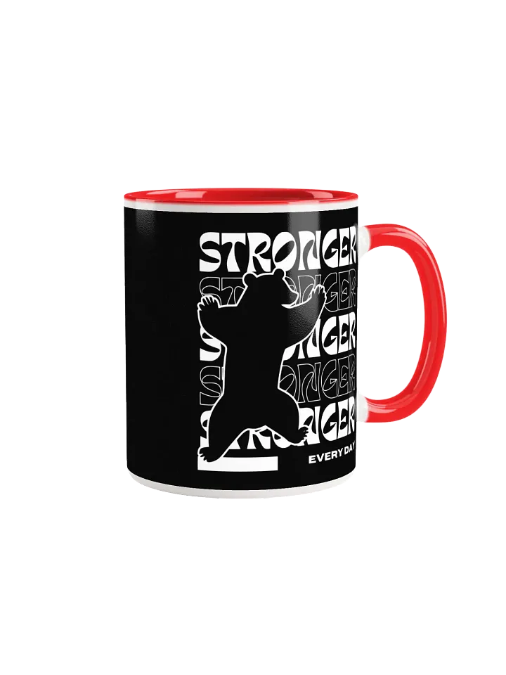 Stronger Every Day- Bear Silhouette Color Inside Mug product image (2)