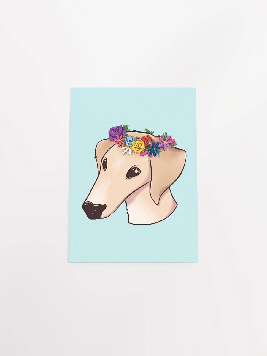Joey 'Flower Crown' Print - Blue product image (7)