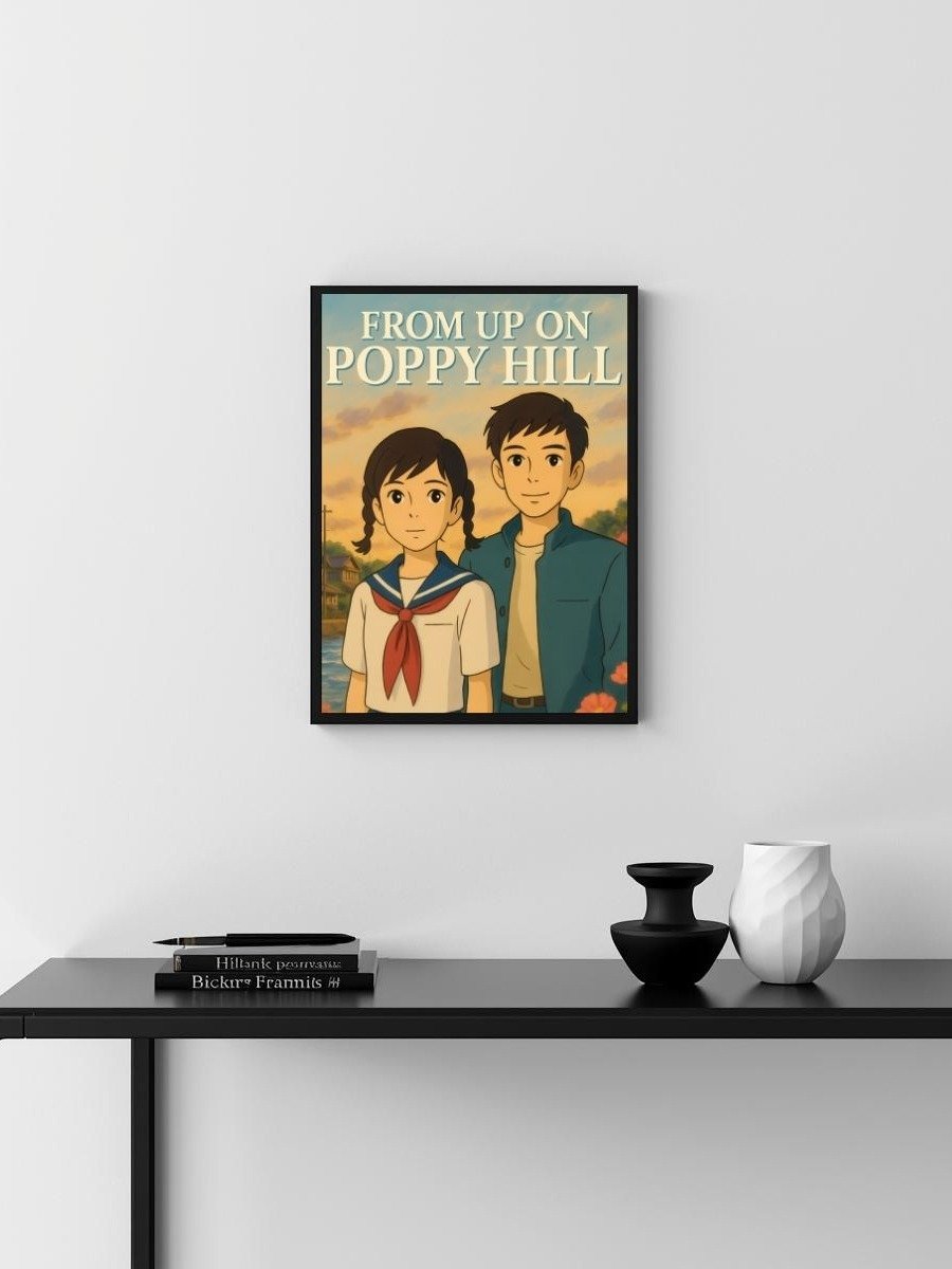 From Up On Poppy Hill – Umi & Shun Harbor Evening – 8x10 Metal Print product image (3)