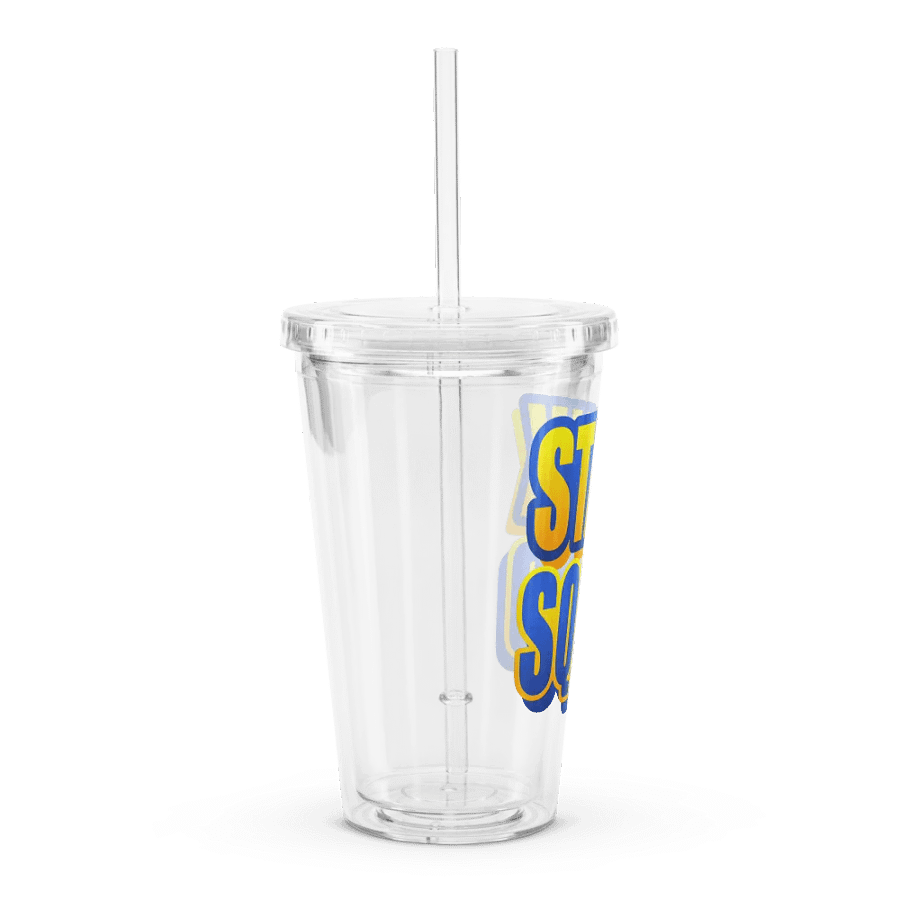 Stank Squad Double Wall Clear Plastic Tumbler product image (3)
