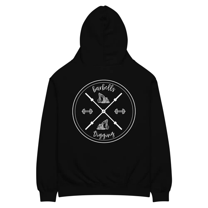 Barbells & Digging X Emblem Unisex Hoodie product image (2)