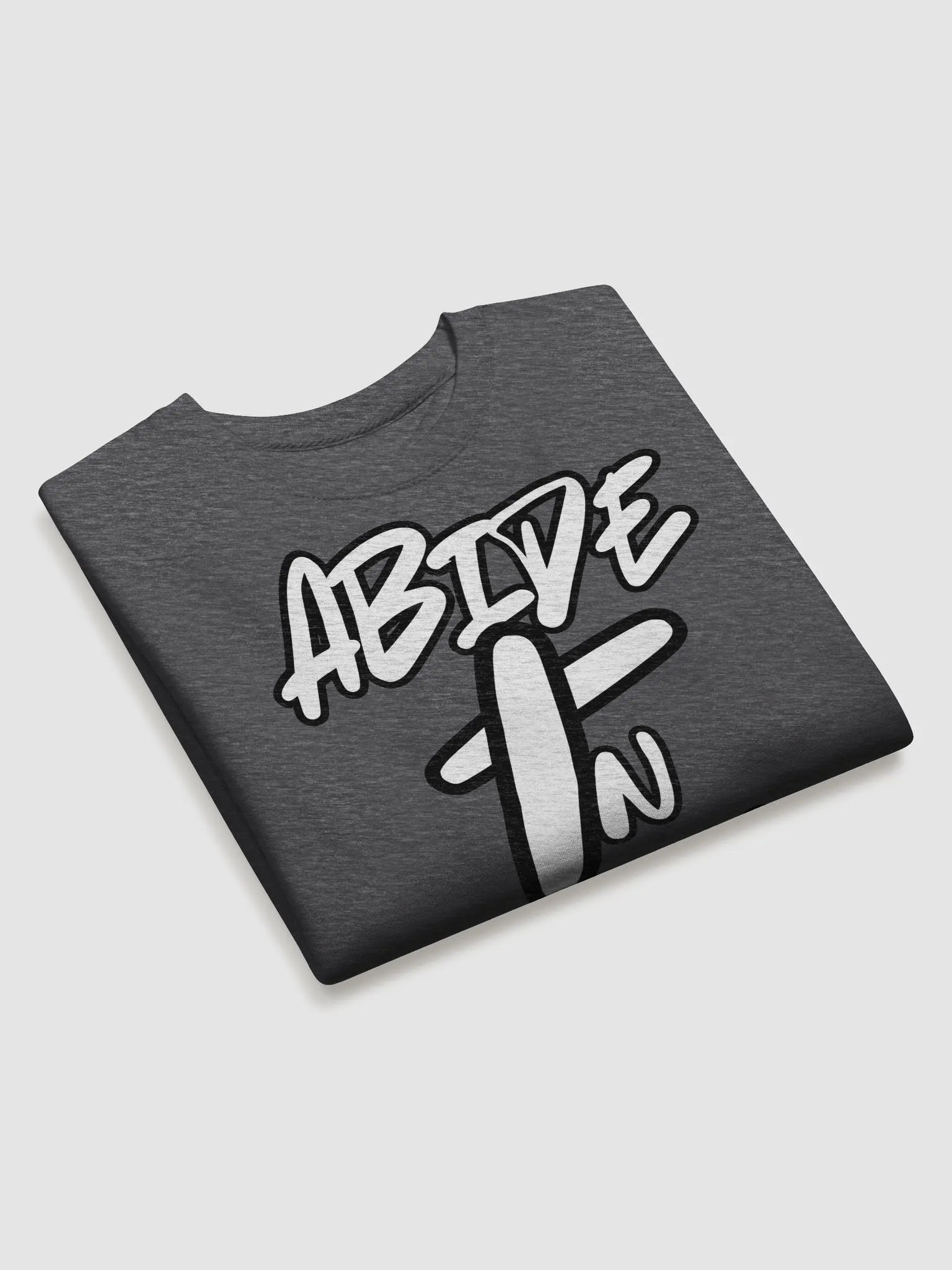 Abide In Him Christian Clothing Premium Sweatshirt product image (3)