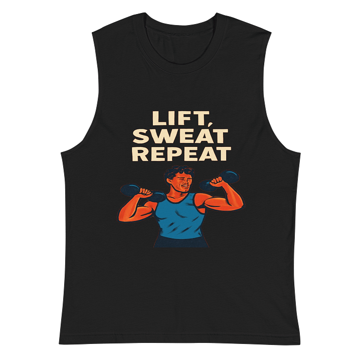 Best Selling - LIFT, SWEAT, REPEAT Muscle Tank product image (2)