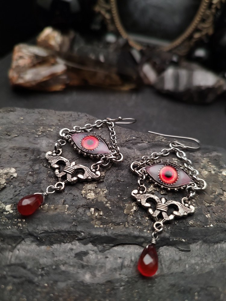 Earrings Eyes - Fire Guardian product image (1)