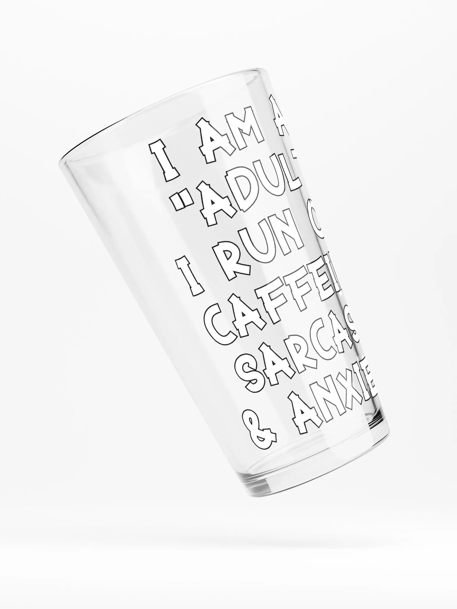 "ADULT" Pint Glass product image (4)
