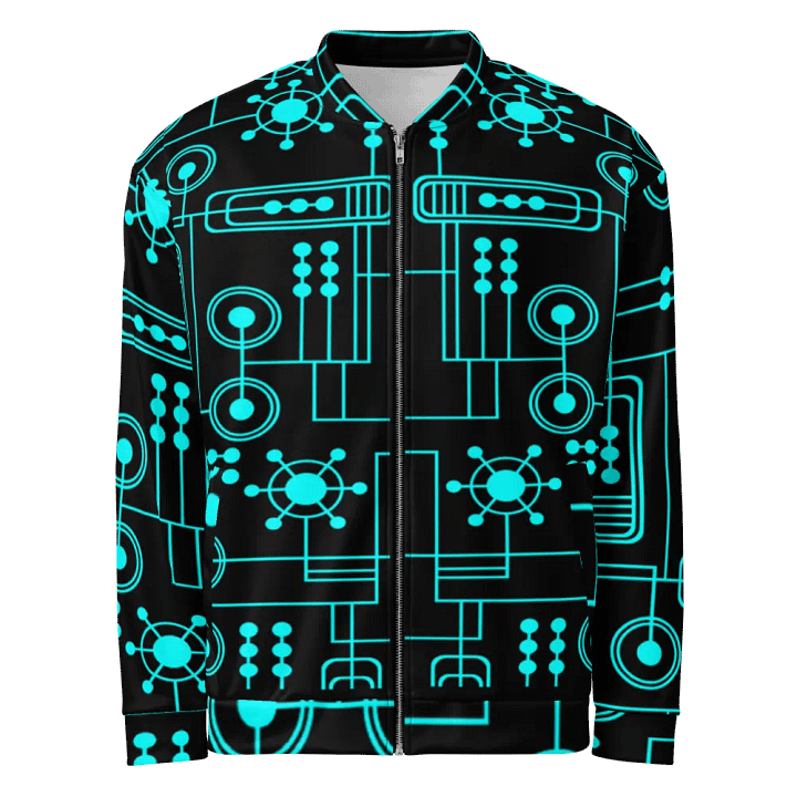 Techno Circuit All-Over Bomber Jacket product image (1)