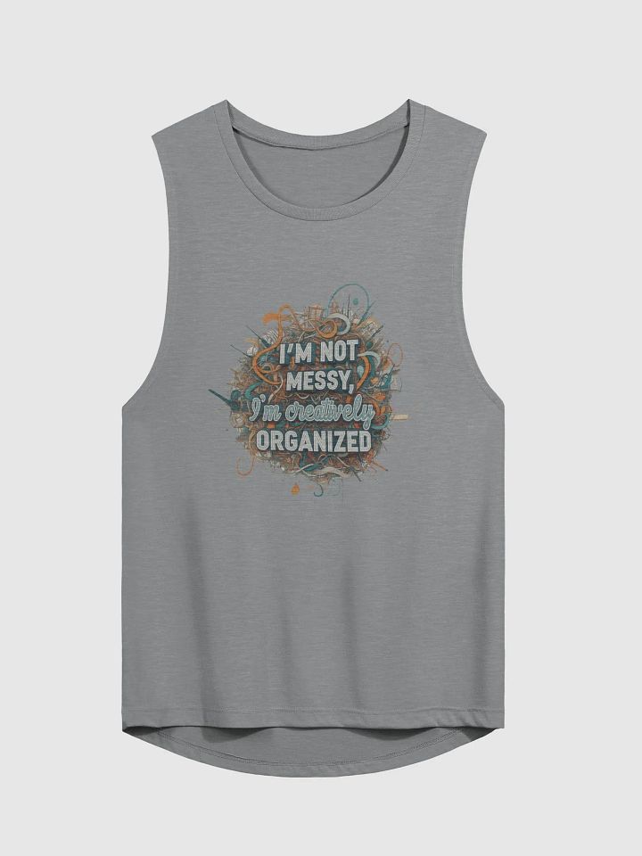 I'm Not Messy, I'm Creatively Organized Bella+Canvas Women's Flowy Muscle Tank product image (1)