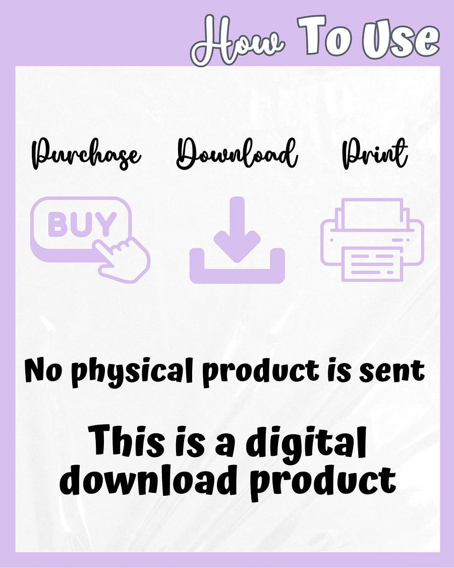 Purple Printable Planner - Gamer Themed product image (7)