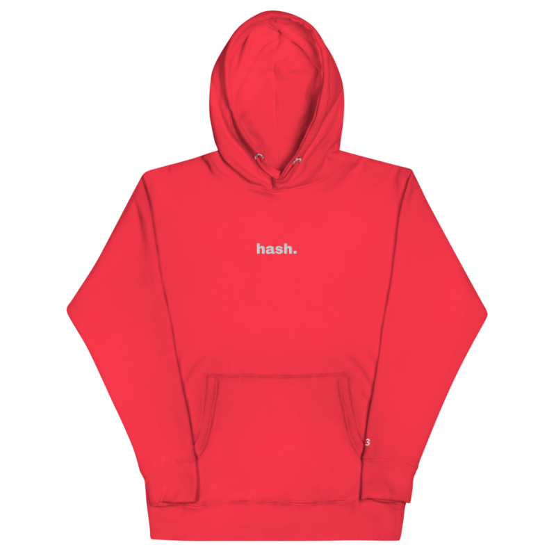 Valentine's Day '25 "hash" Hoodie - Red product image (1)