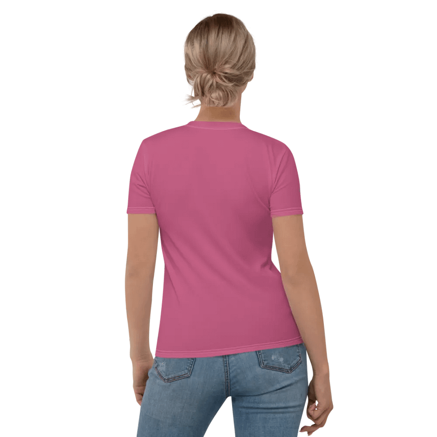 Plain Muted Blush Pink True Summer Women's Crewneck Polyester Heavyweight Premium T-Shirt by Treasure Pie product image (6)