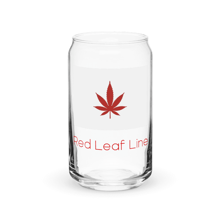 Red Leaf Line Can-Shaped Glasses product image (2)