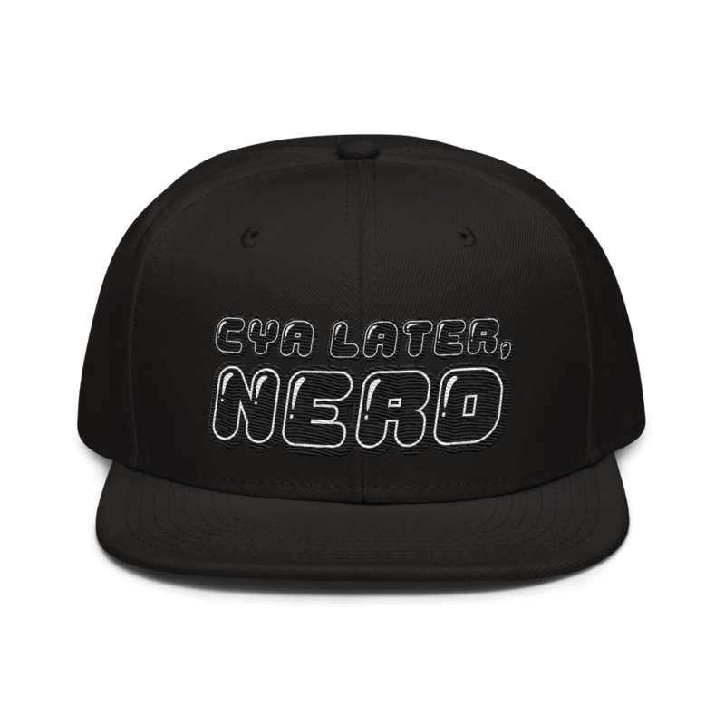 ItsGreedyy Cya Later, Nerd Snapback product image (1)