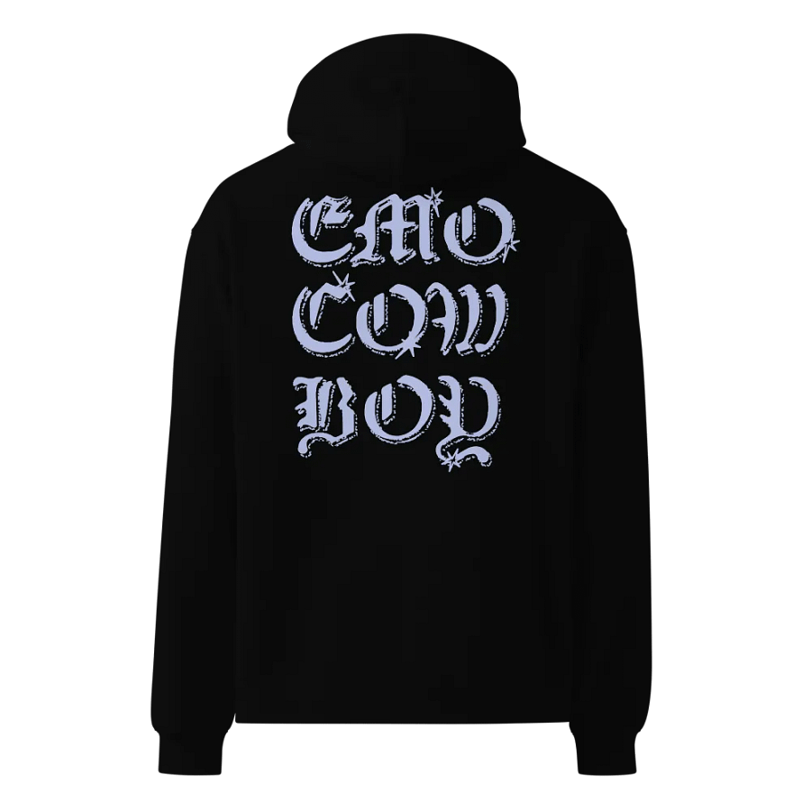 Emo Cowboy Black Comfy Hoodie product image (3)