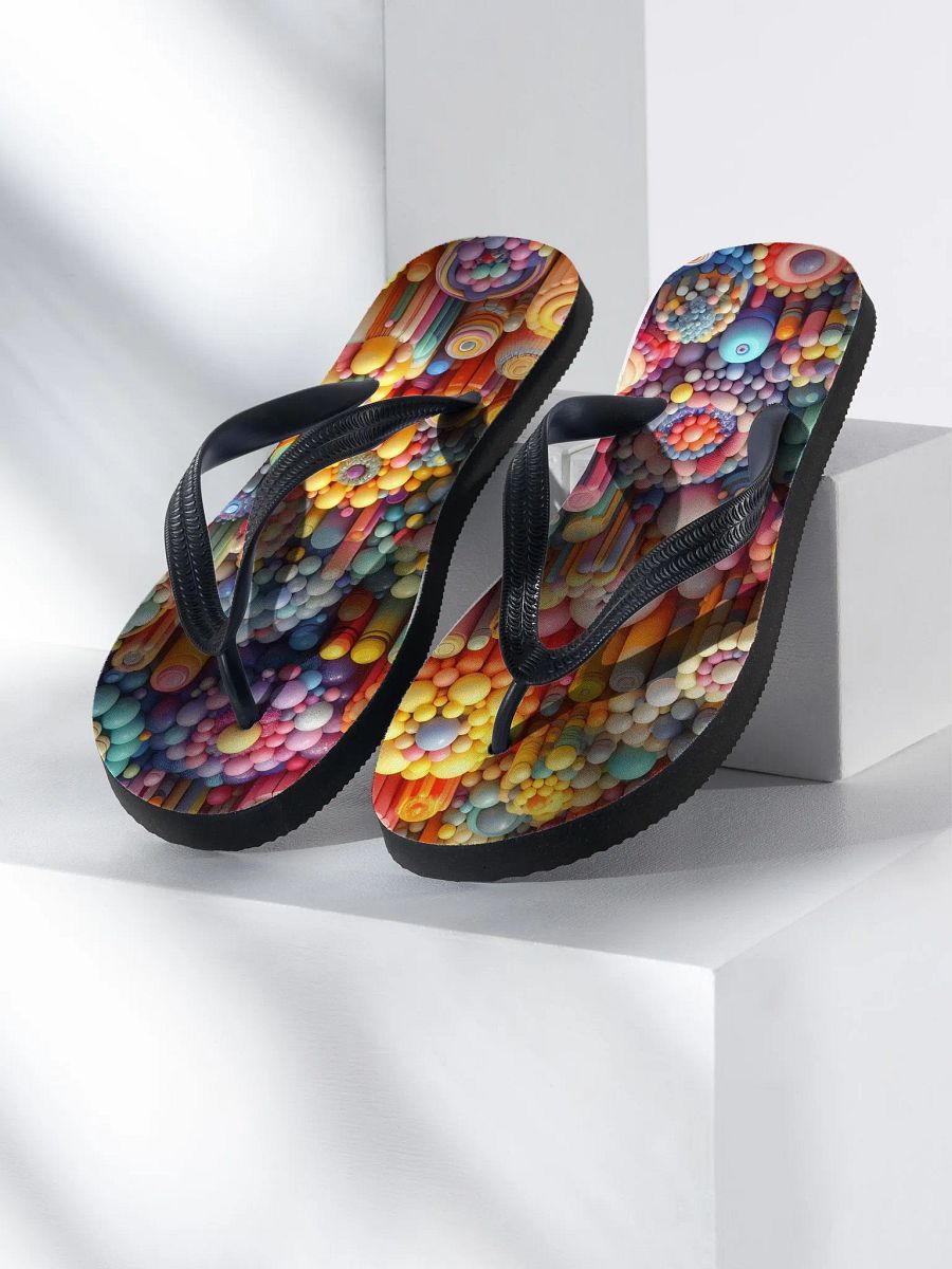Kaleidoscope Silhouette Flip-Flops product image (1)