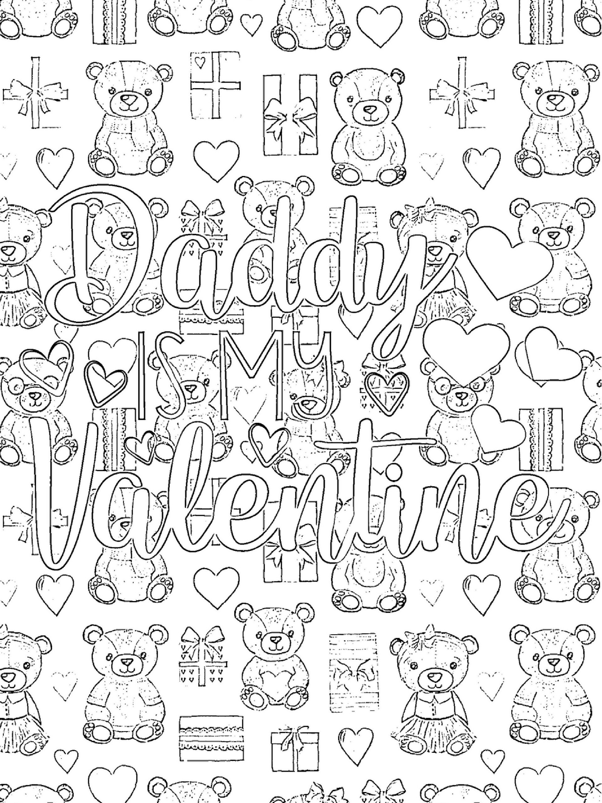 My Heart Belongs to Daddy: Kids Coloring Pages to Celebrate Valentines Day- product image (5)