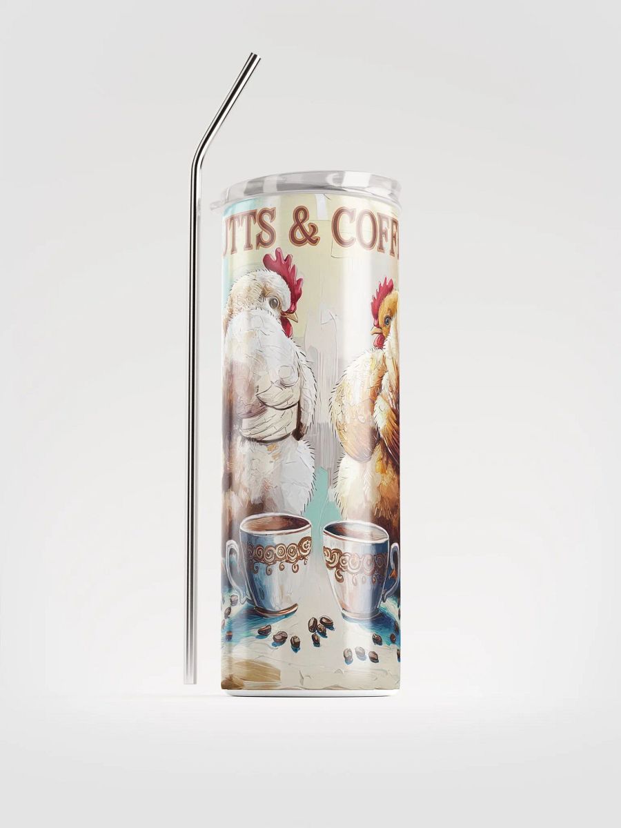Chicken Fluff Butts & Coffee Cups Stainless Steel Tumbler product image (6)