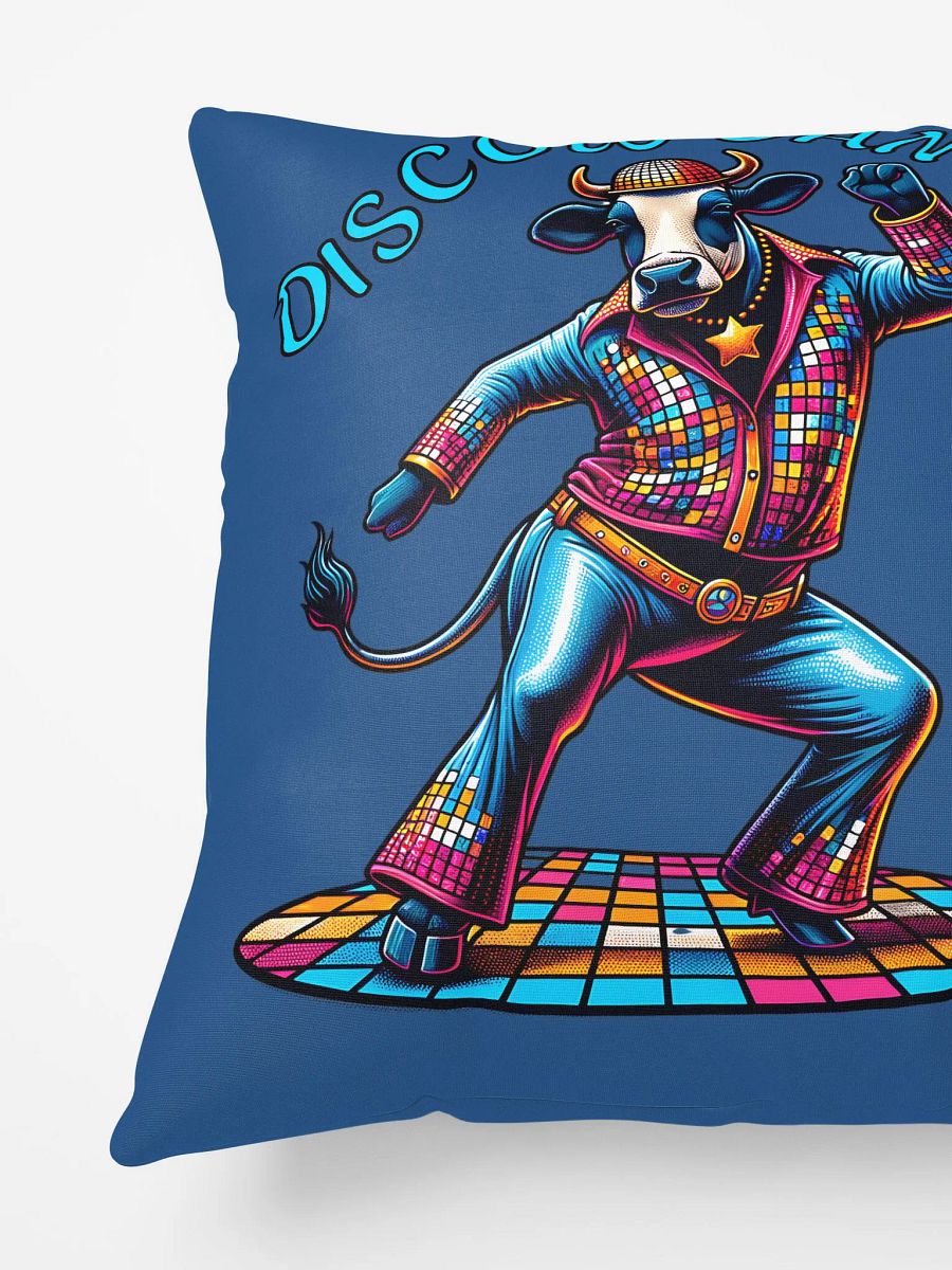 Funky Disco Dancing Cow Pillow - Perfect Retro Home Decor Gift product image (5)