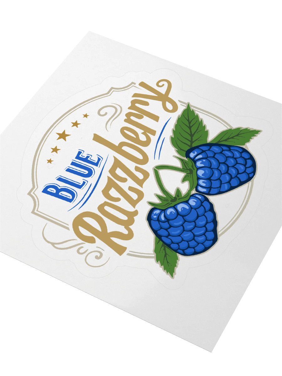 Blue Razzberry / Sticker product image (8)