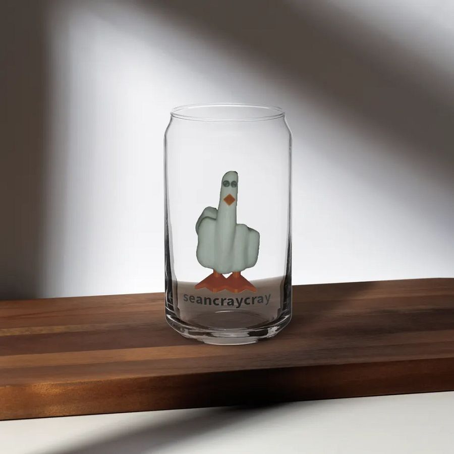 F*ck Duck 16oz coffee glass product image (35)