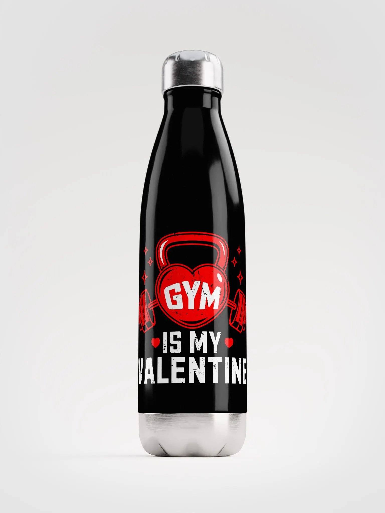 Sparkling Valentine's Gym Water Bottle product image (1)