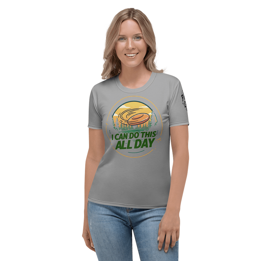 Fancy Lads Women's Grey T-shirt "I Can Do This All Day" product image (4)