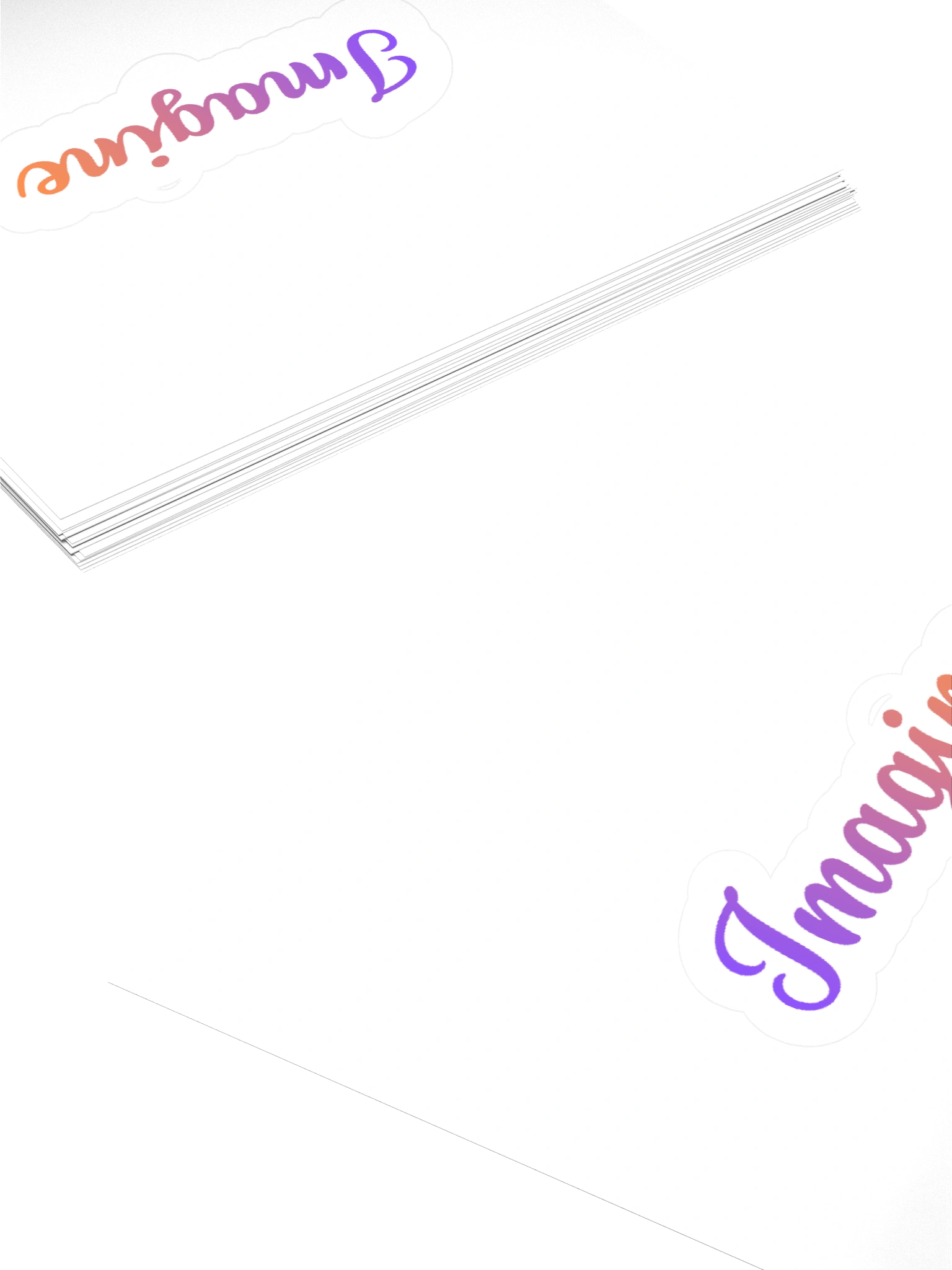 Imagine in Color Kiss Cut Stickers product image (15)