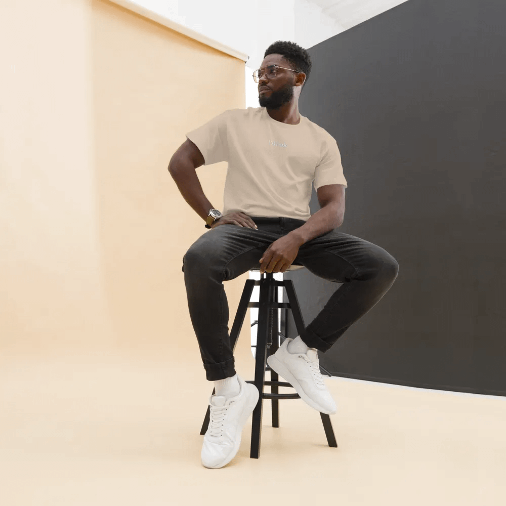 i'm ok mixed tee product image (12)