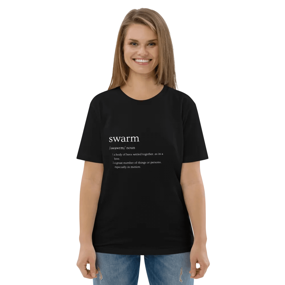 Swarm dictionary definiton 100% cotton product image (5)