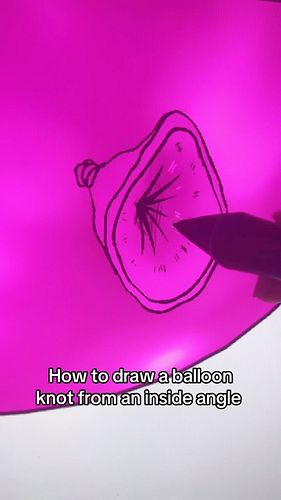 How to draw a balloon knot from an inside angle ❤️ #digitalart #digitalartist #arttutorial #clipstudiopaint #howtodraw #clips...