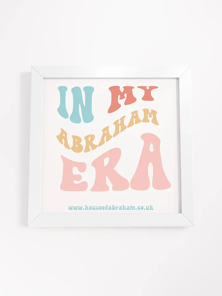In My Abraham Era - Framed Wall Art product image (26)