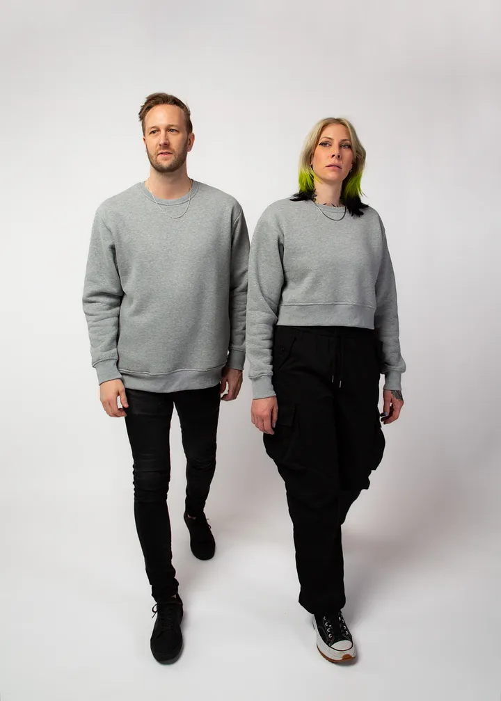 Heathered Fog Crewneck product image (2)