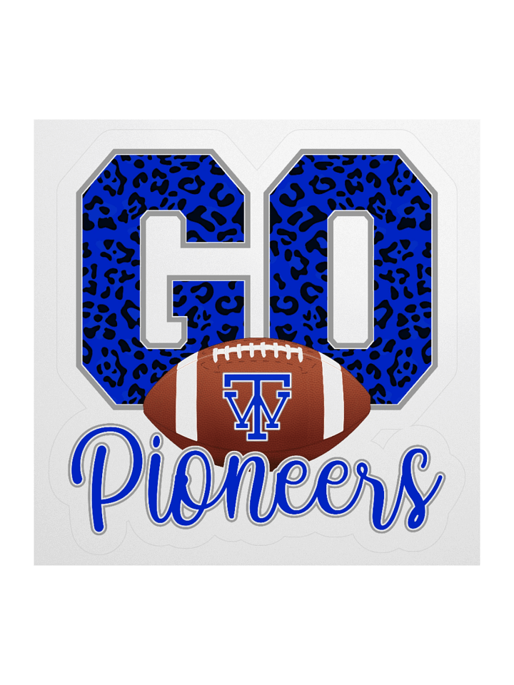 TW Pioneers Football Leopard Sticker product image (1)