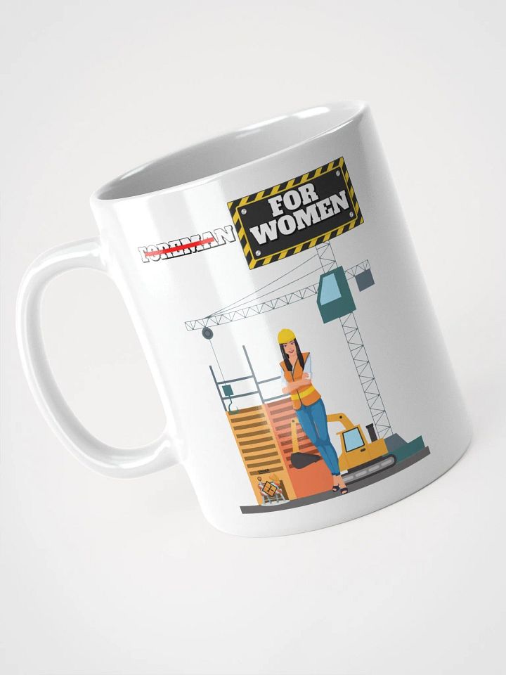 For Women Construction White Mug product image (1)
