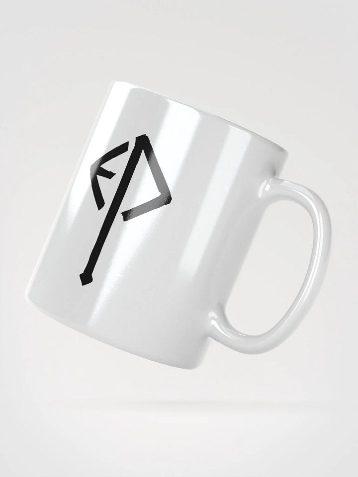 Executioner Rune Mug - Black on White product image (5)