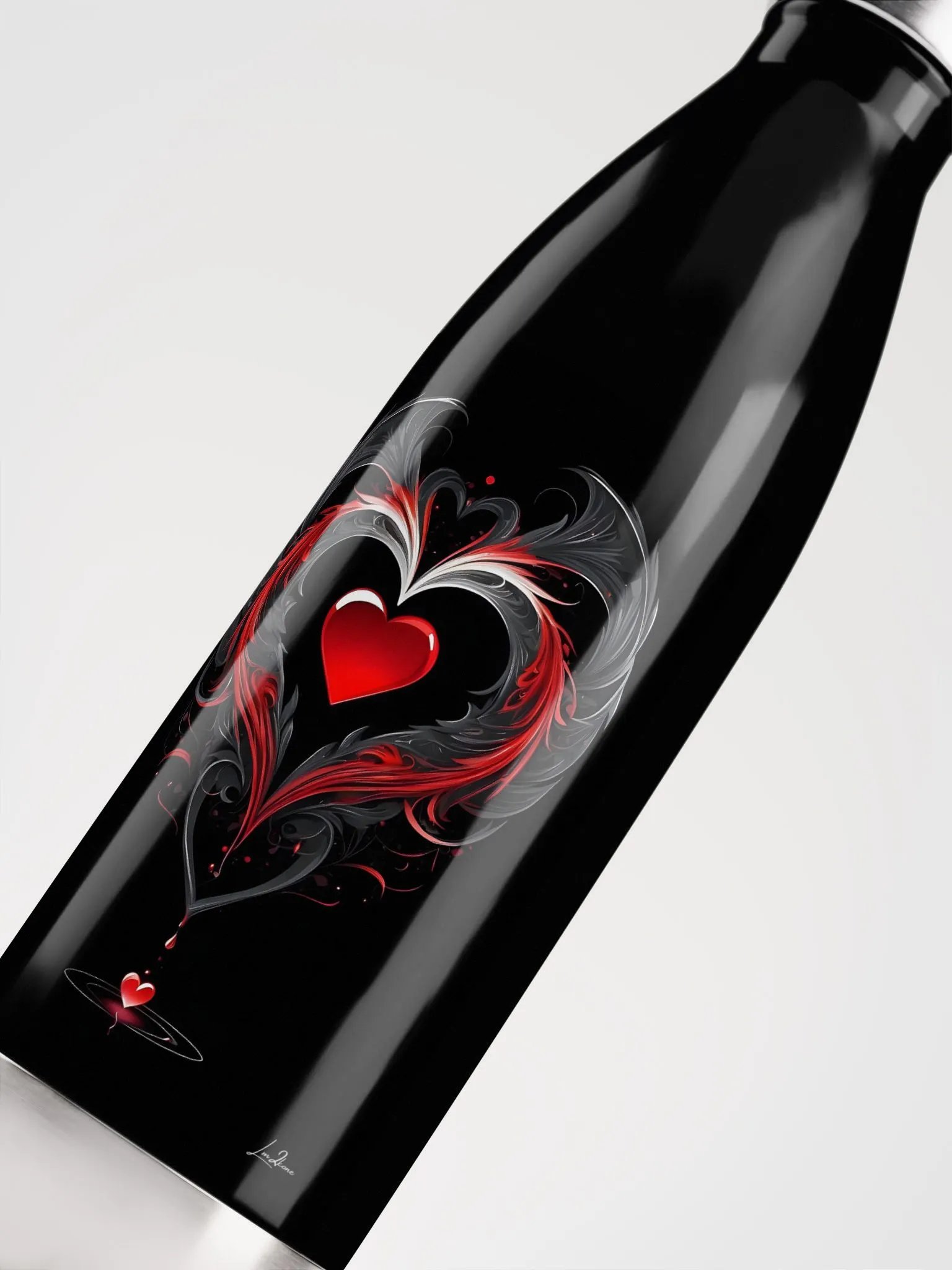 Gothic Heart - Stainless Steel Water Bottle product image (2)