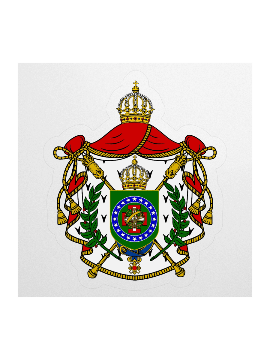 Imperial Arms of Brazil Kiss Cut Sticker product image (1)