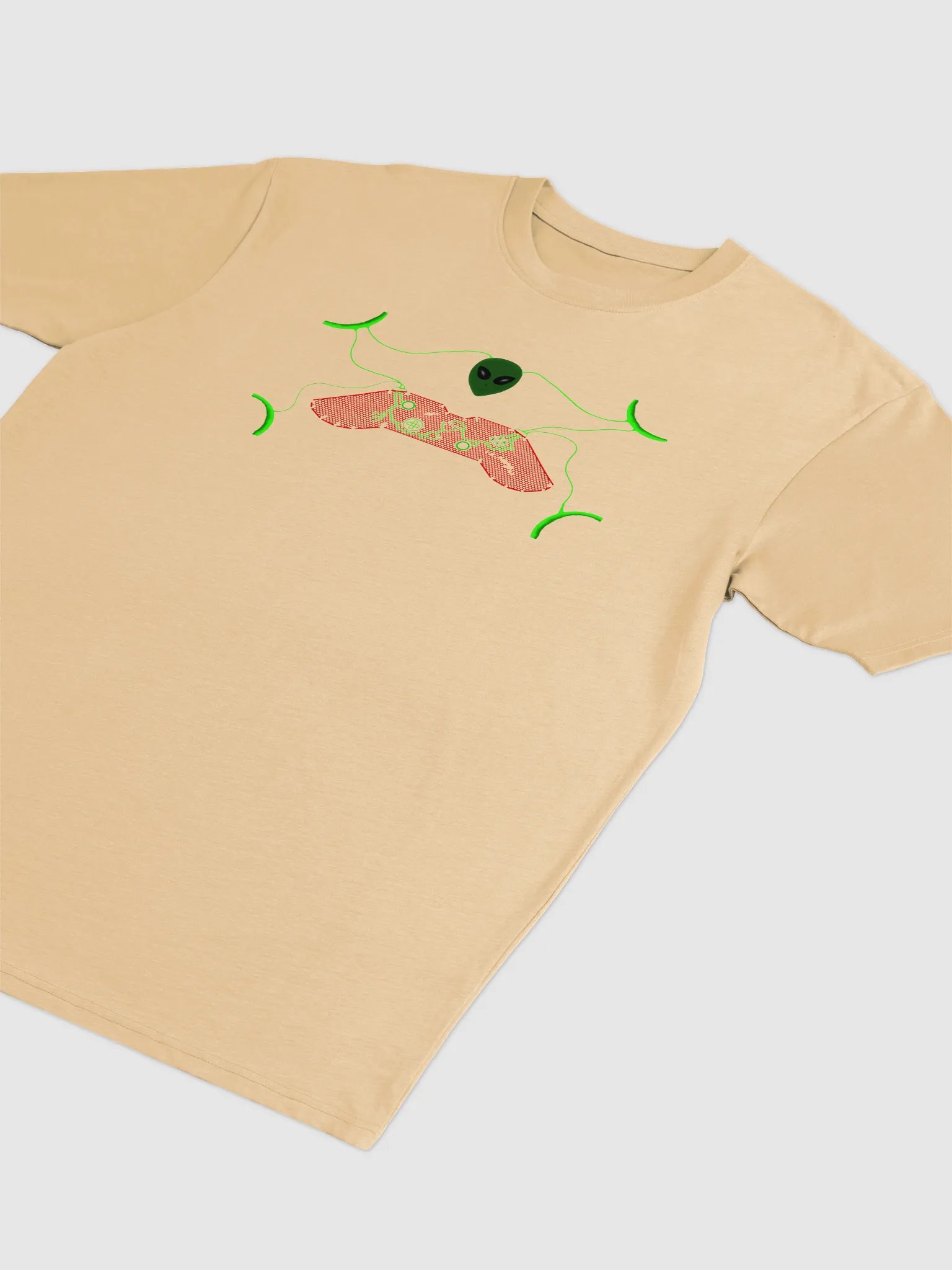 Galactic Gamer Alien Men's Tee product image (5)