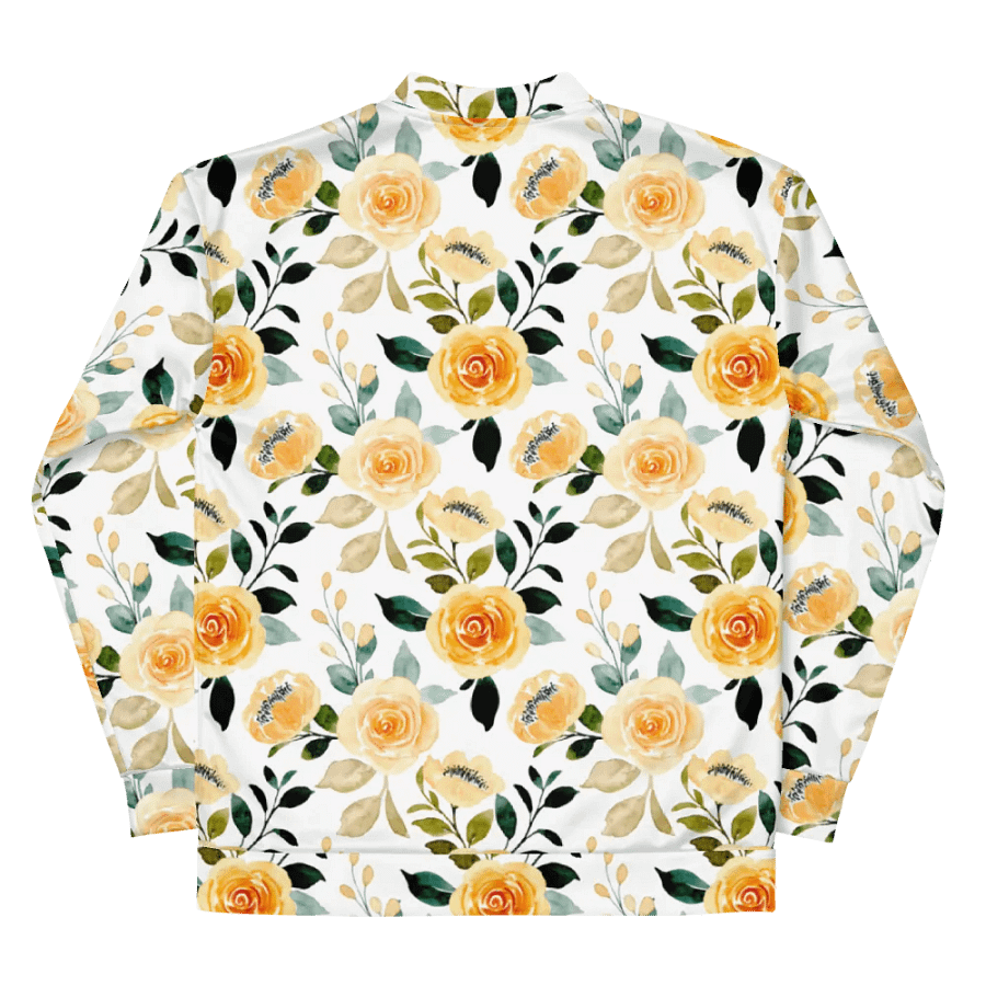 Yellow Rose Delight Bomber jacket product image (10)