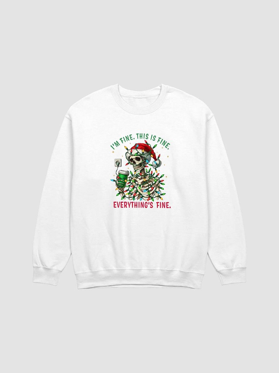 Funny Skeleton Santa Unisex Sweatshirt product image (1)