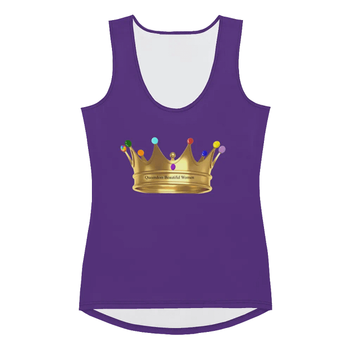 Queendom Beautiful Women Crown Tank Top/Purple (TM) product image (1)