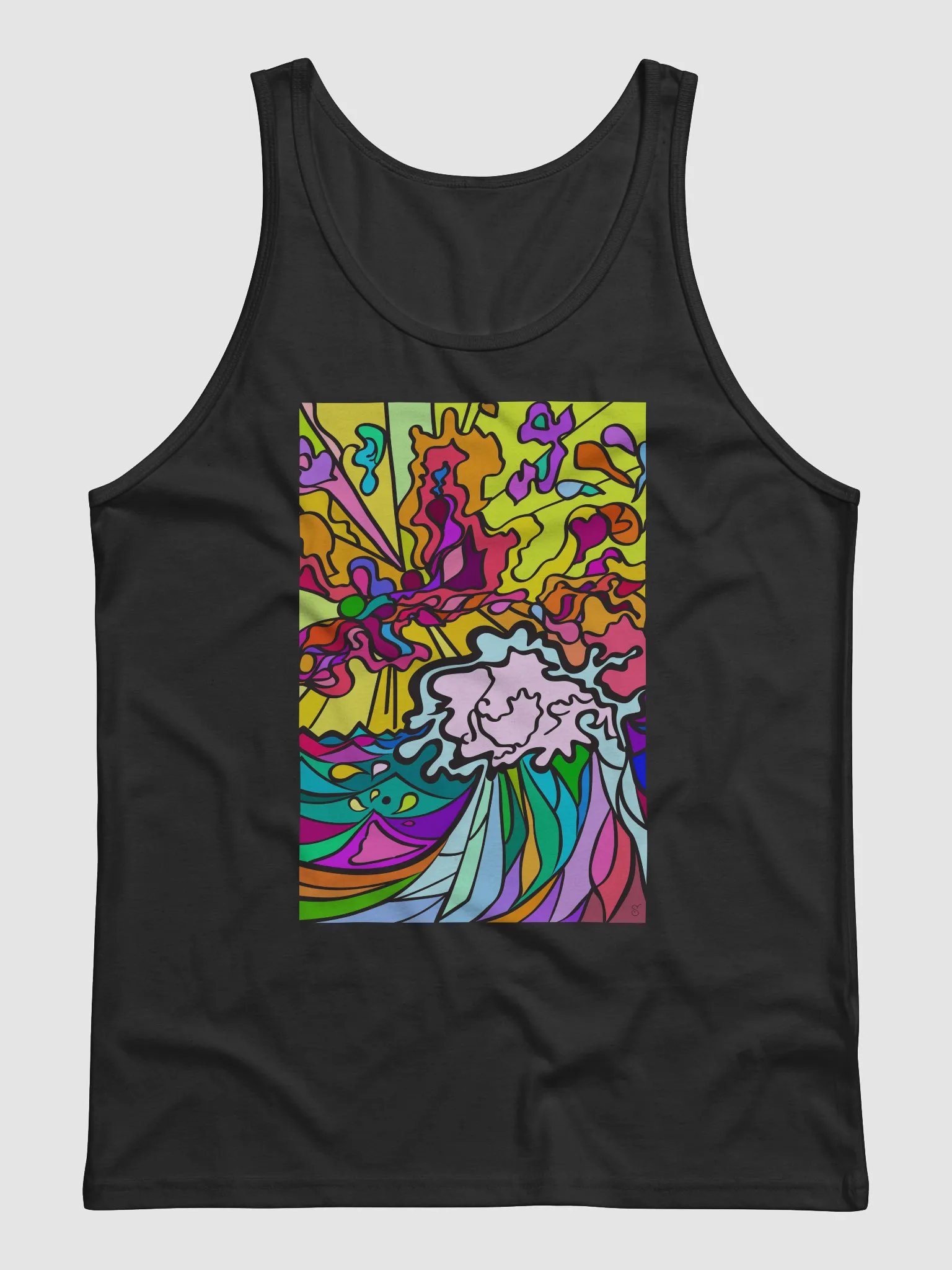 Vibrant Wave Tank - Wave at Sunset product image (3)