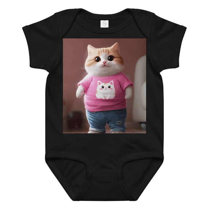 Cute Cat Baby Bodysuit / pet.dance.lovers product image (1)