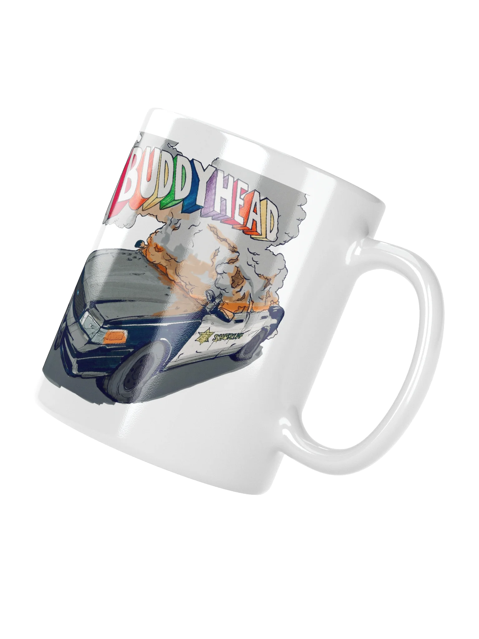 Cop car coffee mug product image (6)