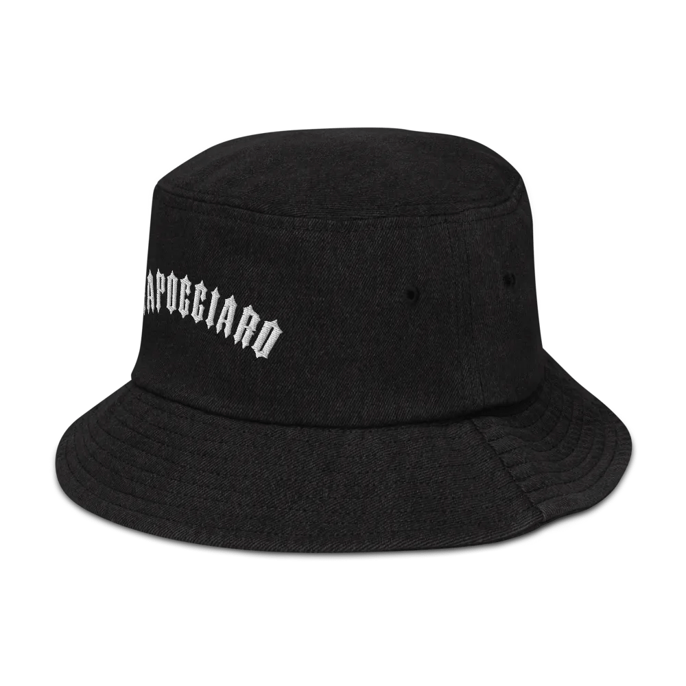 TRAPOGGIARO denim bucket hat product image (5)