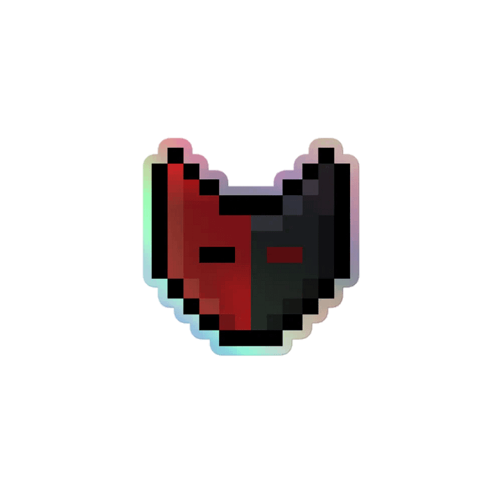 Pixel Art Sticker (Holographic) product image (1)