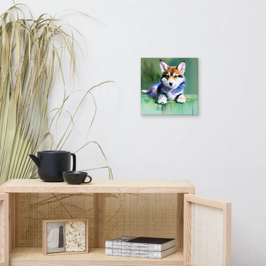 Cute Dog Digital Painting - v3 product image (9)
